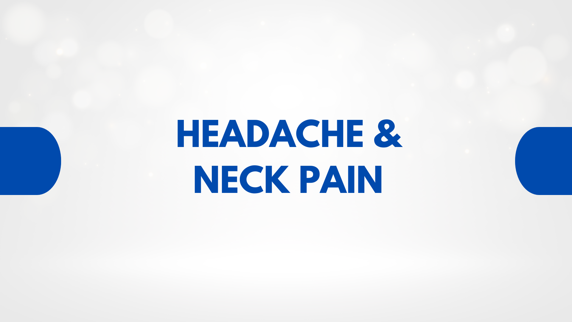 Why Neck Pain and Headaches Are Connected